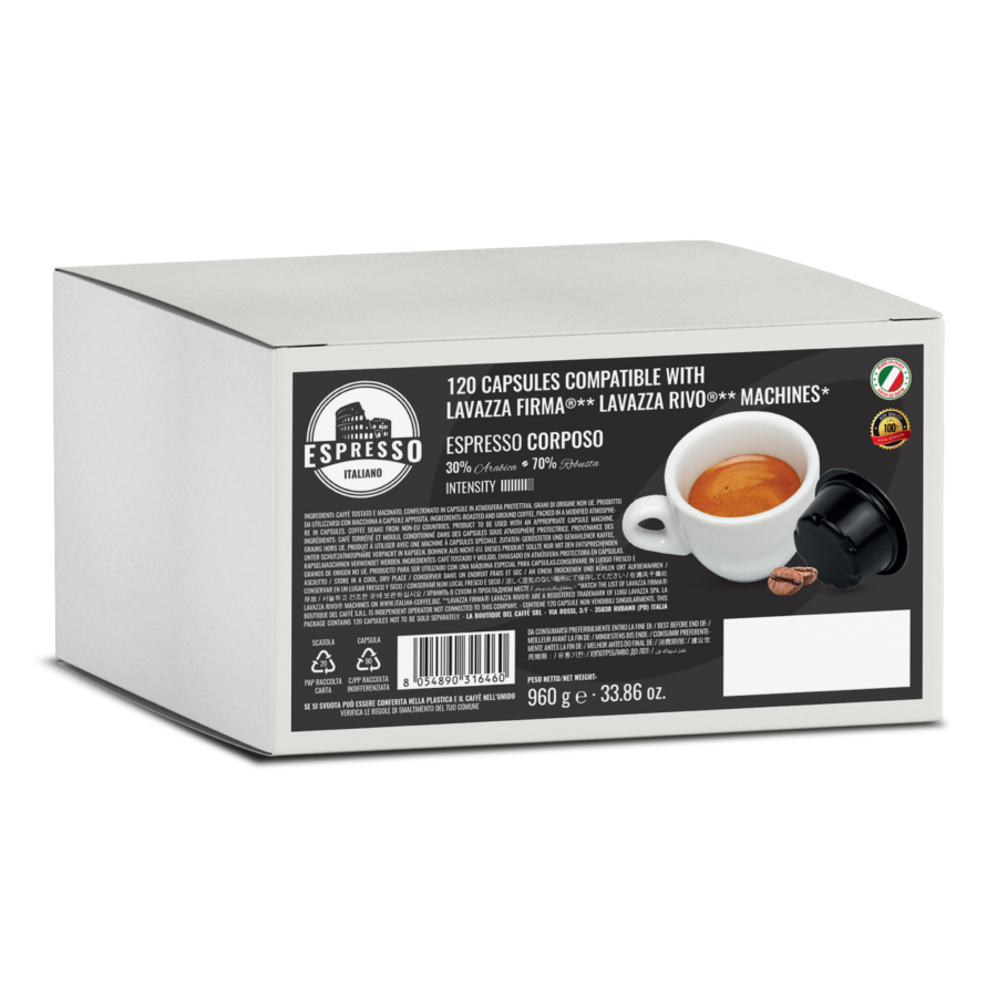ITALIAN COFFEE CORPOSO X 120 FIRMA (1)