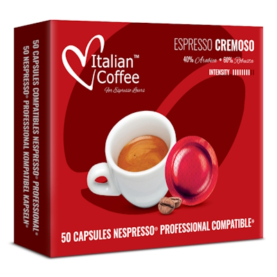 ITALIAN COFFEE CREMOSO X 50 NES PROF (6)