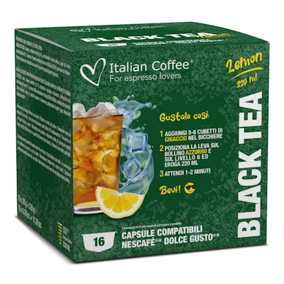 ITALIAN COFFEE BLACK TEA LEMON X 16 DG (4)