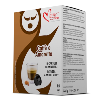ITALIAN COFFEE CAFFÈ AMARETTO X 16 AMM (6)